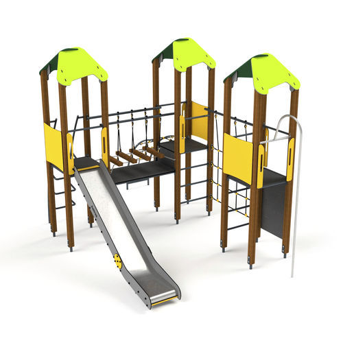 Игровая конструкция для игровой площадки - 10040 - Astrus Playgrounds - из металла / из дерева / из ПЭНД