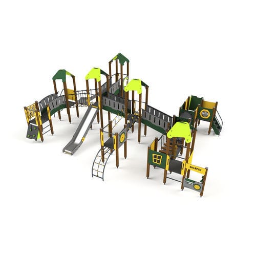 Игровая конструкция для игровой площадки - 10045 - Astrus Playgrounds - из металла / из дерева / из ПЭНД