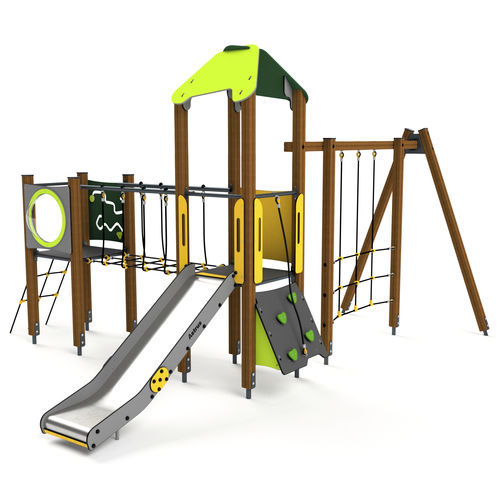 Игровая конструкция для игровой площадки - 10048 - Astrus Playgrounds - из металла / из дерева / из HDPE