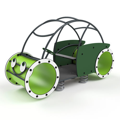 Качалка на пружине из стали - 3010S - Astrus Playgrounds - транспорт / 2 места / 3 места