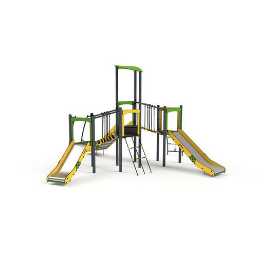 Игровая конструкция для игровой площадки - 11054 - Astrus Playgrounds - из металла / из ПЭНД / модульная