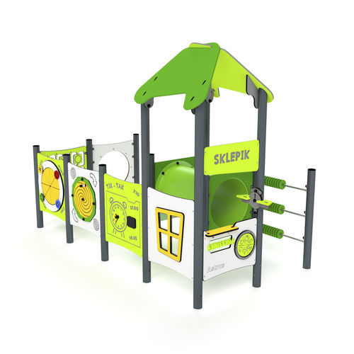 Игровая конструкция для игровой площадки - 11059 - Astrus Playgrounds - из металла / из ПЭНД / модульная