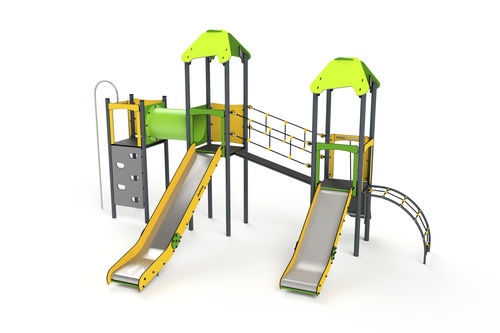 Игровая конструкция для игровой площадки - 11062 - Astrus Playgrounds - из металла / из ПЭНД / модульная