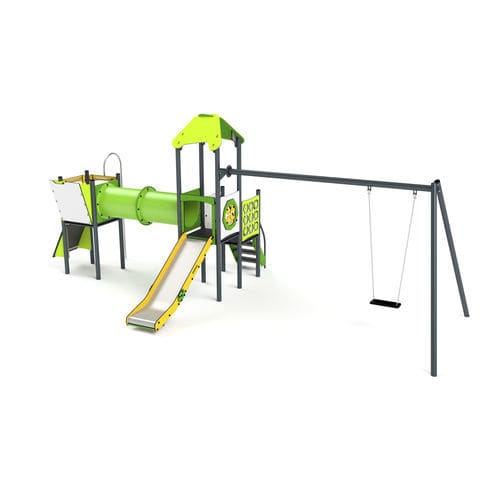 Игровая конструкция для игровой площадки - 11065 - Astrus Playgrounds - из металла / из ПЭНД / модульная