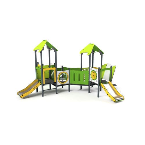 Игровая конструкция для игровой площадки - 11070 - Astrus Playgrounds - из металла / из ПЭНД / модульная