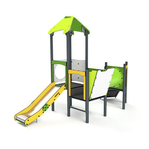 Игровая конструкция для игровой площадки - 11071 - Astrus Playgrounds - из металла / из ПЭНД / модульная