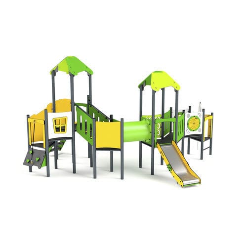 Игровая конструкция для игровой площадки - 11077 - Astrus Playgrounds - из металла / из ПЭНД / модульная