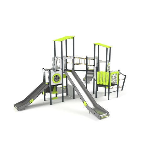 Игровая конструкция для игровой площадки - 11091 - Astrus Playgrounds - из металла / из ПЭНД / модульная