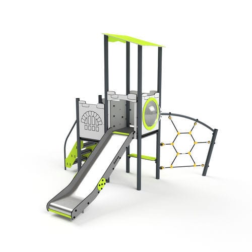 Игровая конструкция для игровой площадки - 11108 - Astrus Playgrounds - из металла / из ПЭНД / модульная