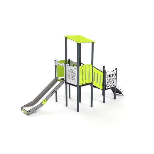 Игровая конструкция для игровой площадки - 11105 - Astrus Playgrounds - из металла / из ПЭНД / модульная