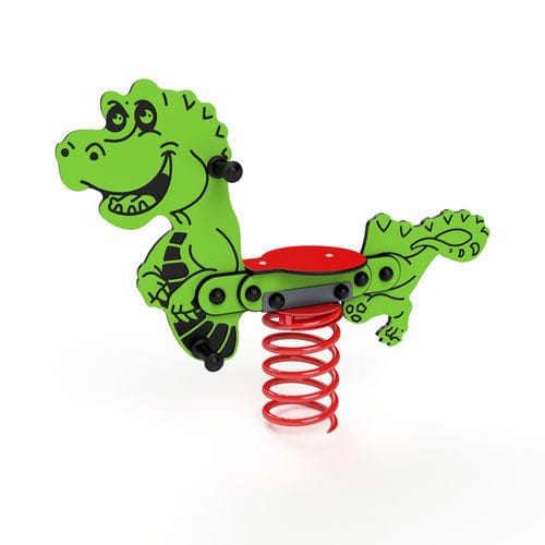 Качалка на пружине из ПЭНД - 3415S DINO - Astrus Playgrounds - животные / одноместная