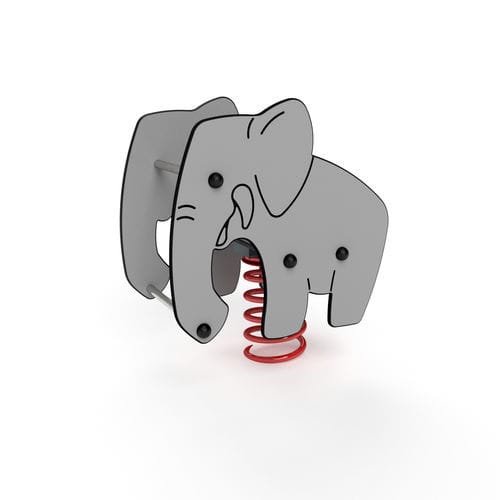 Качалка на пружине из ПЭНД - 3421S ELEPHANT - Astrus Playgrounds - животные / одноместная