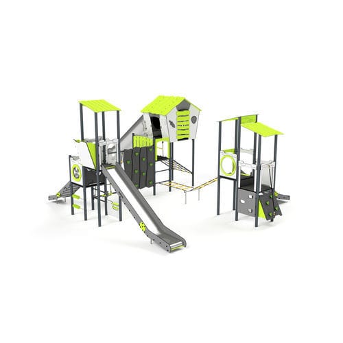 Игровая конструкция для игровой площадки - 11085 - Astrus Playgrounds - из металла / из ПЭНД / модульная
