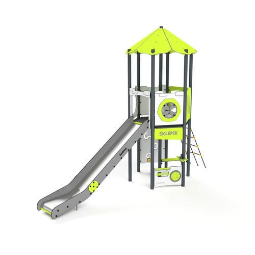 Игровая конструкция для игровой площадки - 11104 - Astrus Playgrounds - из металла / из ПЭНД / модульная