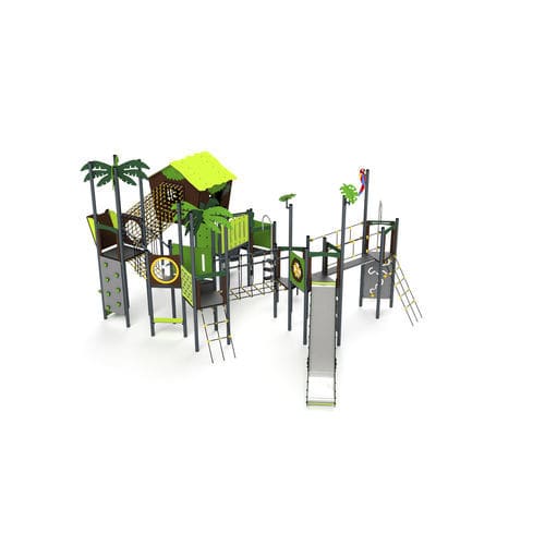 Игровая конструкция для игровой площадки - 11117 - Astrus Playgrounds - из металла / из ПЭНД / модульная