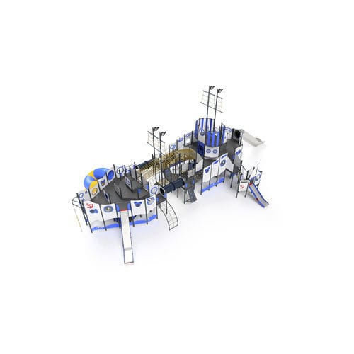 Игровая конструкция для игровой площадки - 3018S - Astrus Playgrounds - из гальванизированной стали / из ПЭНД / из поликарбоната
