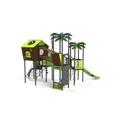 Игровая конструкция для игровой площадки - 11118 - Astrus Playgrounds - из металла / из ПЭНД / модульная