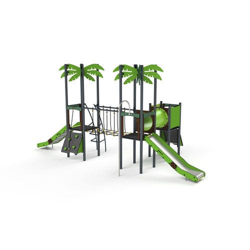 Игровая конструкция для игровой площадки - 11123 - Astrus Playgrounds - из металла / из ПЭНД / модульная