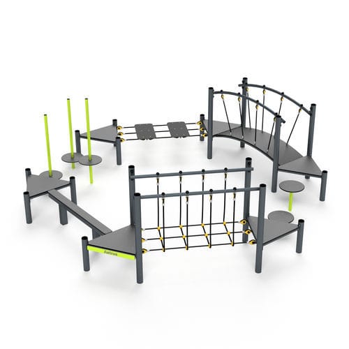 Пространство для фитнеса под открытым небом для игровой площадки - 3645S - Astrus Playgrounds - для школ / для занятий спортом / для общественных мест
