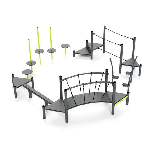 Пространство для фитнеса под открытым небом для игровой площадки - 3647S - Astrus Playgrounds - для школ / для занятий спортом / для общественных мест