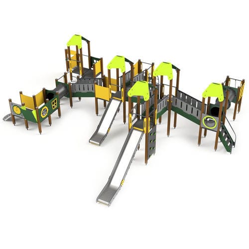 Игровая конструкция для игровой площадки - 10027 - Astrus Playgrounds - из дерева / из металла / из ПЭНД