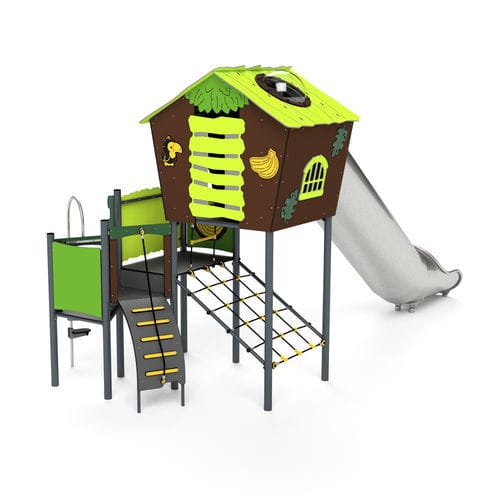 Игровая конструкция для игровой площадки - 11131 - Astrus Playgrounds - из металла / из ПЭНД / модульная
