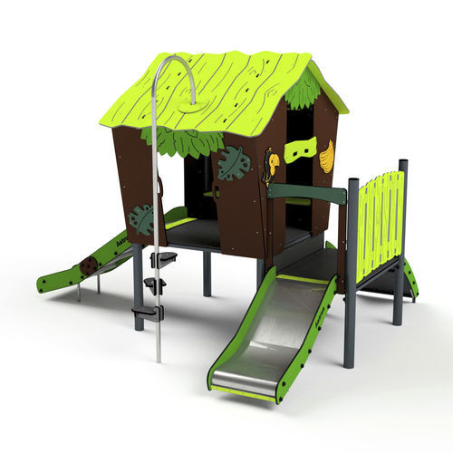 Игровая конструкция для игровой площадки - 11133 - Astrus Playgrounds - из металла / из ПЭНД / модульная