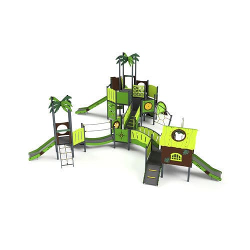 Игровая конструкция для игровой площадки - 11134 - Astrus Playgrounds - из металла / из ПЭНД / модульная