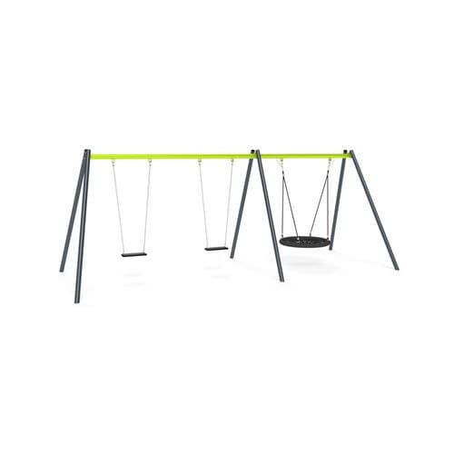 Качели из гальванизированной стали - 3504S  - Astrus Playgrounds - из веревки / для игрового парка / множественный