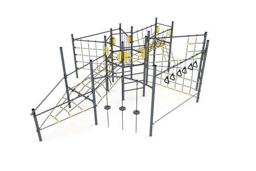 Игровая конструкция для игровой площадки - 3640 - Astrus Playgrounds - из металла / из ПЭНД / для лазанья