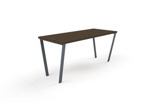 Современный стол - 5014S - Astrus Playgrounds - из фанерованной древесины / с основанием из металла / прямоугольный