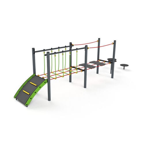 Игровая конструкция для игровой площадки - 11038 - Astrus Playgrounds - из металла / из ПЭНД / модульная