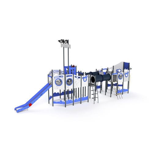 Игровая конструкция для игровой площадки - 3016S GALEON - Astrus Playgrounds - из ПЭНД / из металла