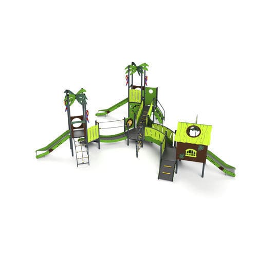 Игровая конструкция для игровой площадки - 11149 - Astrus Playgrounds - для общественных учреждений / для коллективной организации / из стали, покрытой порошком