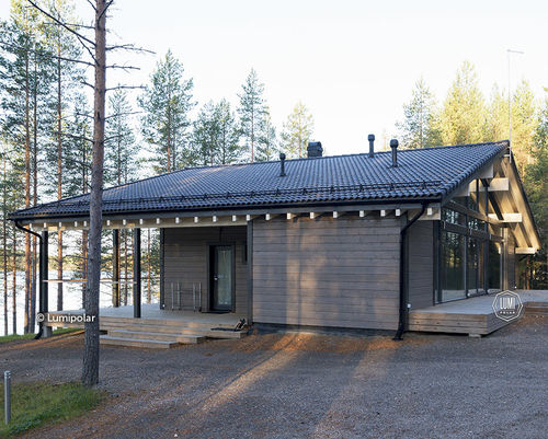 Сборный дом - KOTKA 120 - Lumi Polar - экологический / энергосберегающий / современный