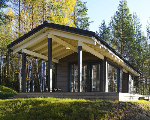 Сборное здание - HANKO SAUNA 33 - Lumi Polar - из клееного бруса / для медицинского учреждения / современное