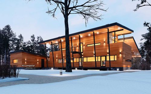 Типовой дом - VILLA IRINA 236 - Lumi Polar - экологический / энергосберегающий / современный