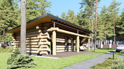 Сауна для бытового использования - ALTAI - Lumi Polar - для профессионального использования / из дерева / для наружного использования