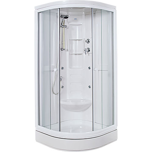 Угловая гидромассажная кабина - MALAIKA - Aquaestil plus - из стекла
