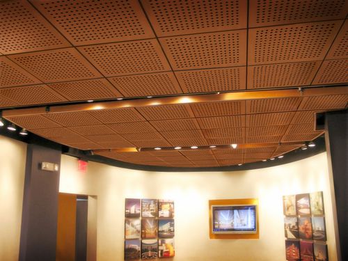 Подвесной потолок из дерева - Kaya Panel Suspended Ceiling - из панелей / перфорированный / декоративный