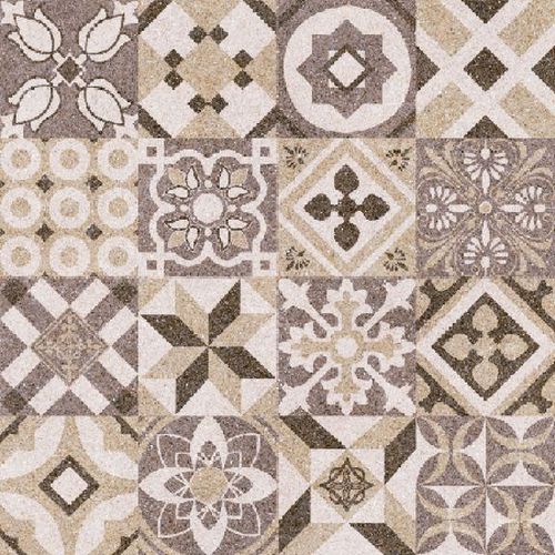 Плитка из керамики - DECOR SINGLE BLEND BEIGE - Somany Ceramics Ltd. - полированная / для интерьера / для напольной поверхности