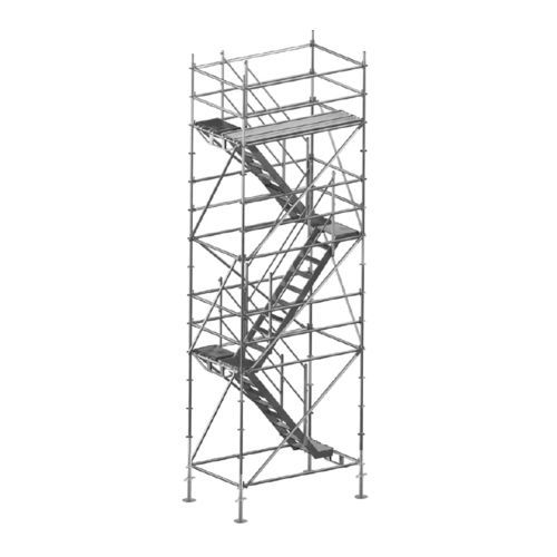 Лестница с поворотом на 90° - 90-3023Z - Comipont S.p.A. - с металлическими ступеньками / конструкция из нержавеющей стали / промышленная