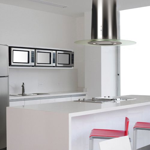 Островная вытяжка - LA-90-OVL - Luxair Cooker Hoods Kitchen Extractors - со встроенным освещением / уникальный дизайн