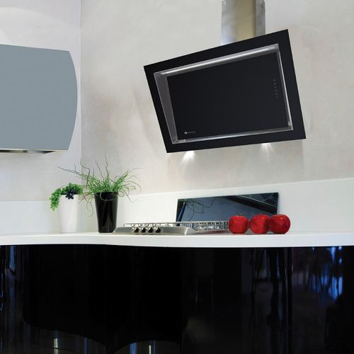 Настенная вытяжка - LA-90-VESTA-BG - Luxair Cooker Hoods Kitchen Extractors - со встроенным освещением / черная