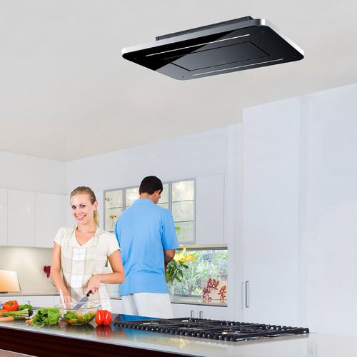 Потолочная вытяжка - LA-90-COSMIC-STRATOS-BLK - Luxair Cooker Hoods Kitchen Extractors - с рециркуляцией / со встроенным освещением
