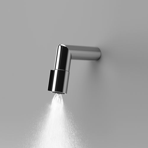 Однорычажный смеситель для раковины - Design Line - Swiss Eco Line - настенный / из хромированного металла / для интерьера