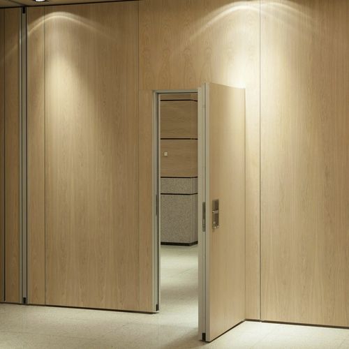 Неподвижная перегородка - PRESTIGE - Moving Designs Ltd - деревянная / для профессионального использования / пламестойкая