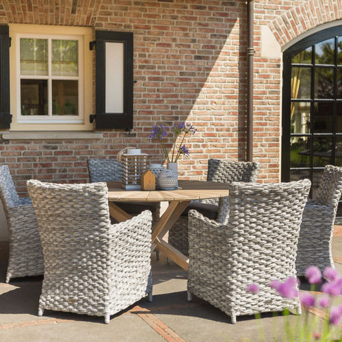 Современный комплект стол - стулья - PROVENCE - Hartman Outdoor Products BV - для сада / из дерева / для бытового использования
