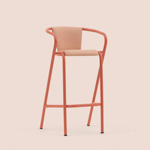 Современный барный стул - BICAstool INBORN - BICA chair - для интерьера / из ткани / из металла