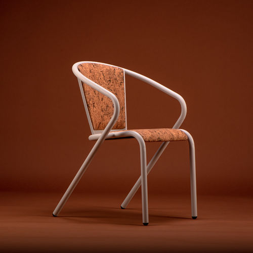 Современный cтул - BICAchair XL - BICA chair - для интерьера / из пробкового дерева / с основанием из стали